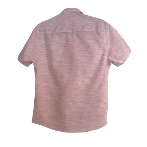 Vince Camuto short sleeve shirt pink/white blend size Medium - Picture 2 of 4